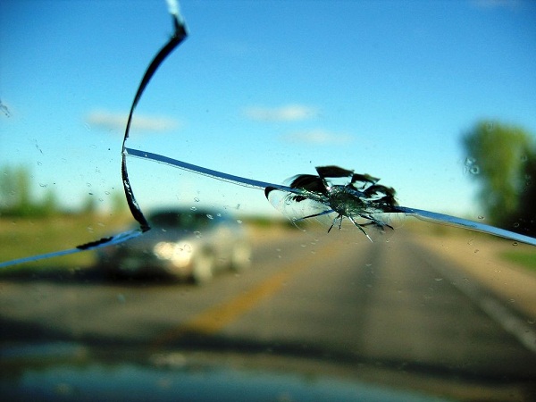 Виды повреждения лобового стекла