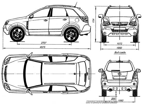 Nissan x trail размеры