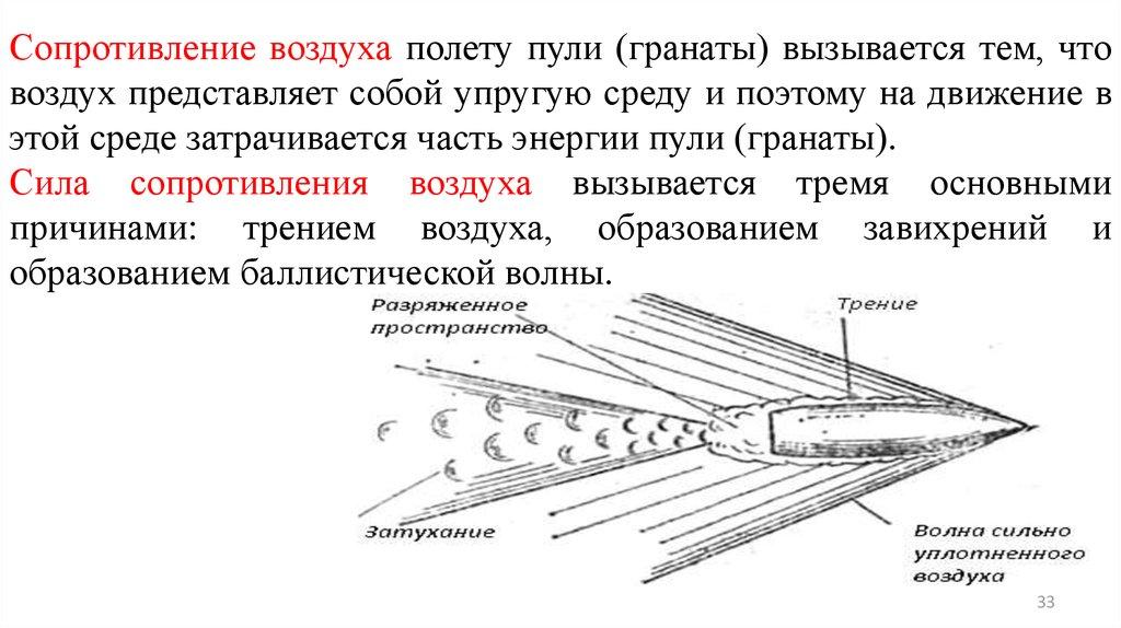 Энергия сопротивления воздуха. Сила сопротивления воздуха. Коэффициент сопротивления воздуха для пули. . Сила сопротивления воздуха полету пули.