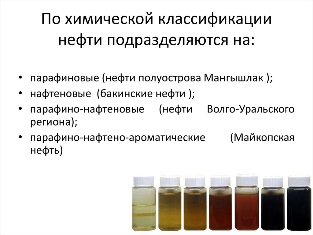 Первая группа нефти. Виды нефти. Химическая классификация нефтей. Химическая и технологическая классификация нефтей..