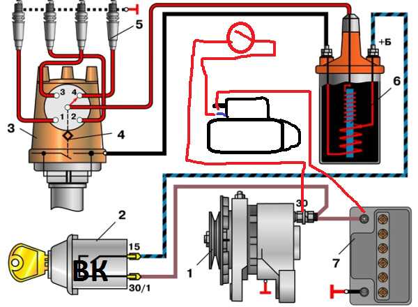 Как правильно подключить провода катушки зажигания. Схема подключения катушки зажигания ВАЗ 2107. Реле катушки зажигания ВАЗ 2107 карбюратор. Схема подключения катушки зажигания ВАЗ 2108 карбюратор. Схема подключения катушки зажигания ВАЗ 2106.
