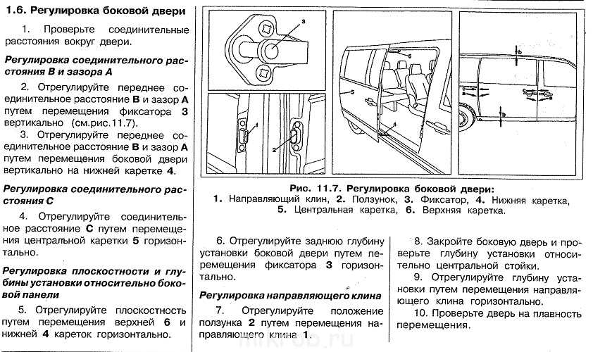 Регулировка положения