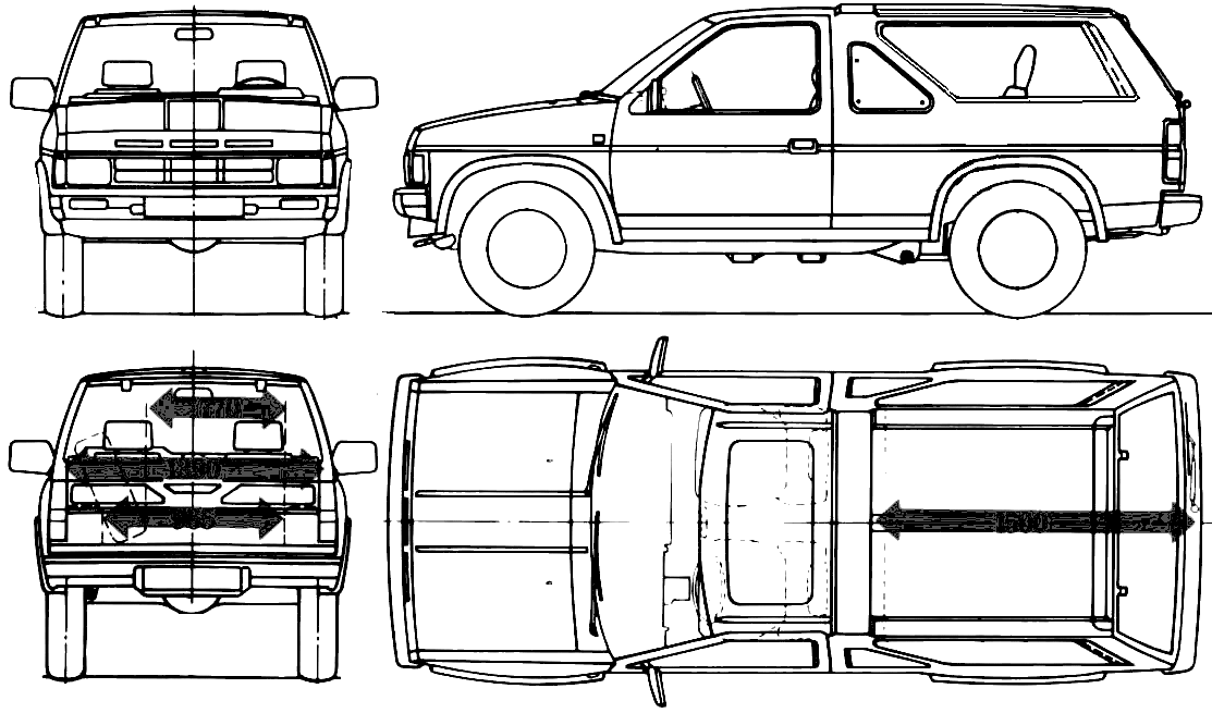 Ниссан террано габаритные размеры