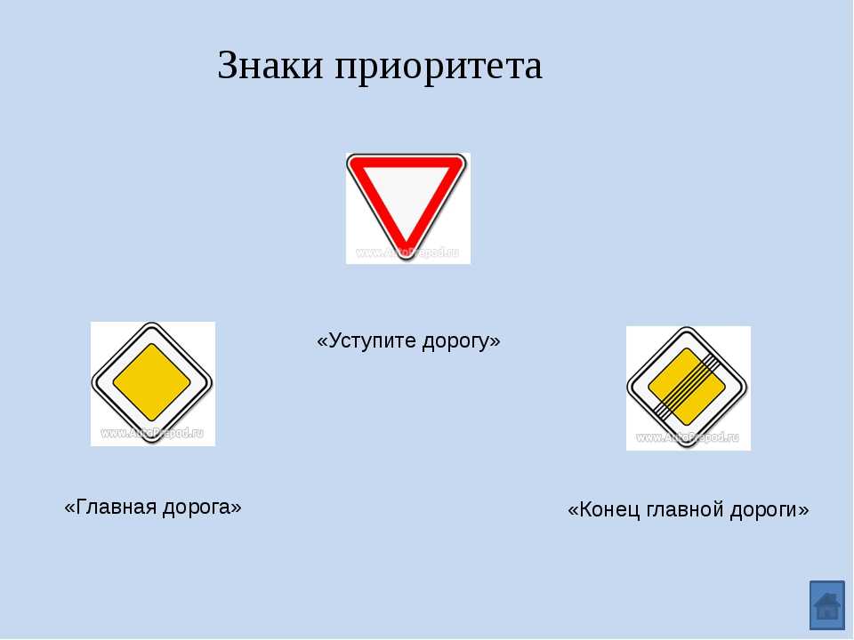 Главная дорога показана на левом верхнем и нижнем рисунках на всех рисунках