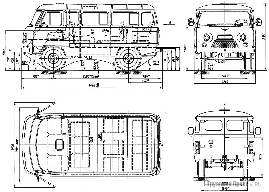 Схема уаз буханка