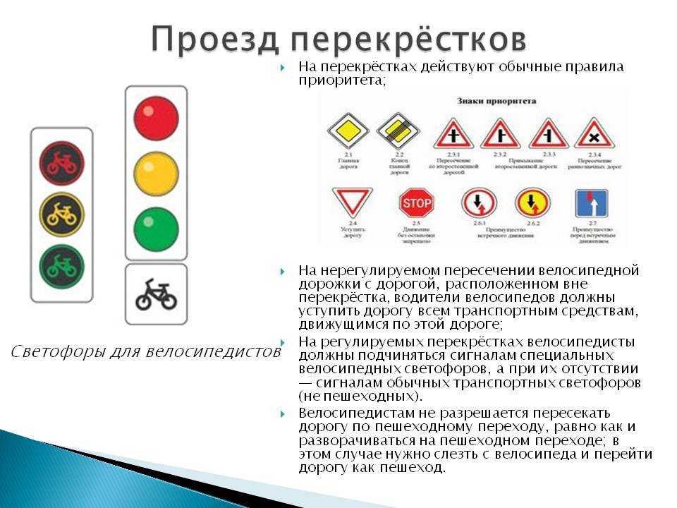 Правила проезда запрещающего сигнала