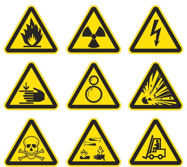 Предупреждающие знаки по охране труда картинки