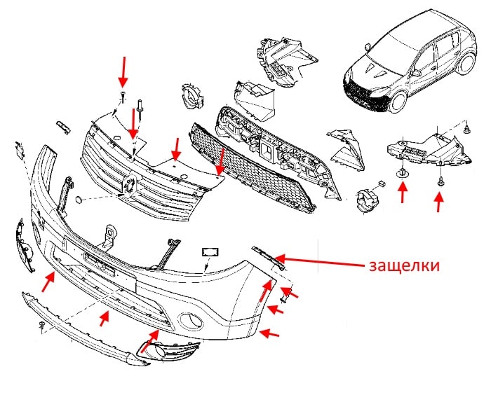 Как снять бампер. Из чего состоит бампер Рено Логан 1. Из чего состоит передний бампер Рено Логан 2. Сборка бампера Рено Логан 2. Из чего состоит бампер Рено Логан 2.
