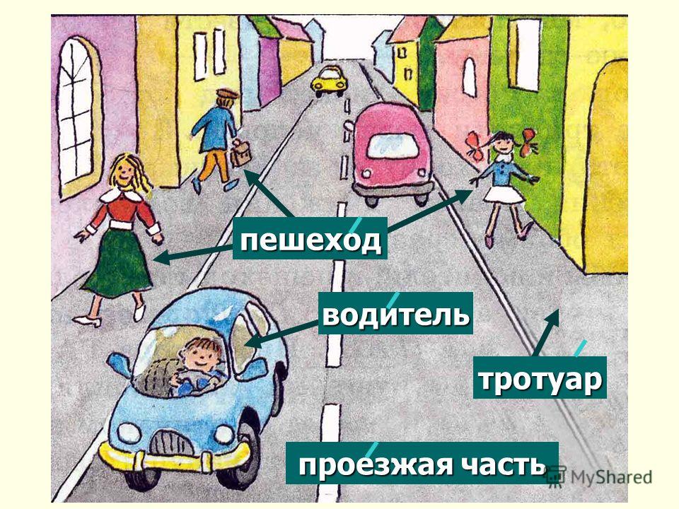По тротуарам уже четверо суток егэ. Улица с тротуаром и проезжей частью. Проезжая часть для детей. Части проезжей части для детей. Картина проезжей части для детей.
