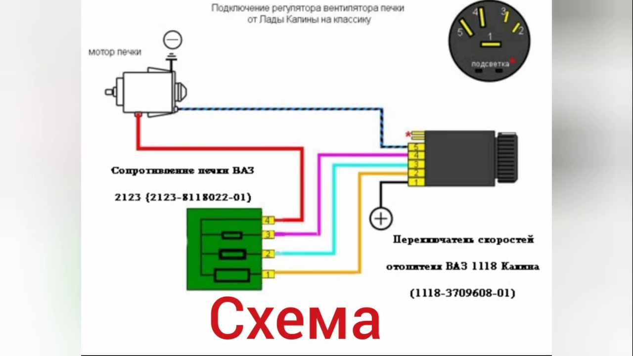 Сопротивление ваз. Регулятор оборотов печки Нива 2121 от калины. Схема подключения печки Нива 2121. Переключатель отопителя 2108 на ниву 2121. Регулятор печки ВАЗ 2110 схема.