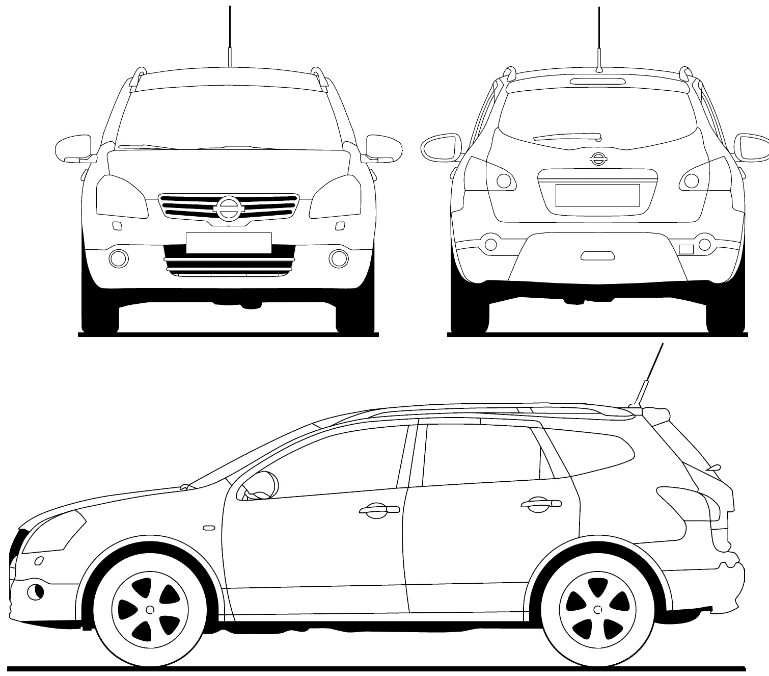 Раскрашенные чертежи. Nissan Qashqai чертеж. Ниссан Кашкай 2008 чертеж. Ниссан Кашкай 2010 чертеж. Чертеж Ниссан Кашкай+2.