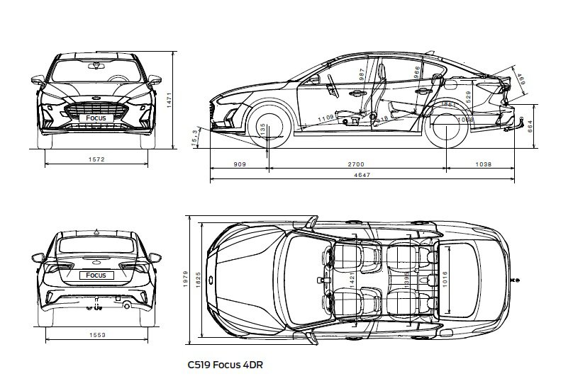 Форд 2 габариты. Габариты Форд фокус 3 седан. Ford Focus 3 седан габариты. Фокус 3 седан габариты Форд габариты. Ford Focus 3 габариты.