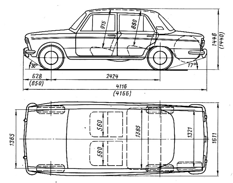 Ваз 2111 габаритные размеры