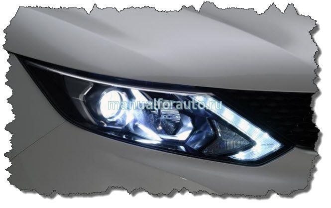 лампа ближнего света ниссан кашкай j11