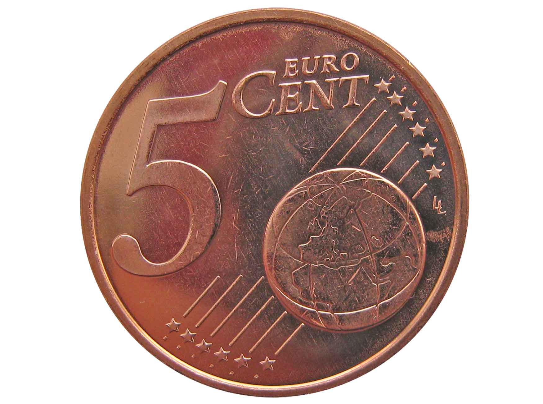 Вид 5 2. Монета 5 евро цент. 5 Евроцентов 2000. 5 Евроцентов 2009 года. 5 Cent Euro в рублях.