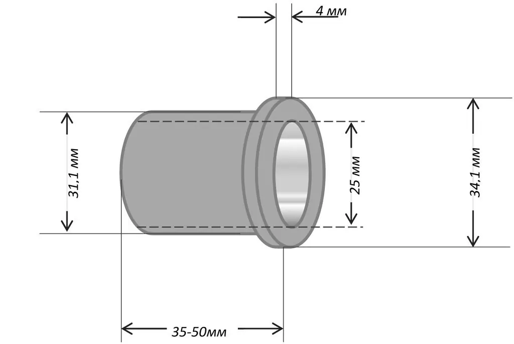 Втулка внутренний диаметр. Втулка рулевой рейки рав 4 чертеж. Чертеж втулки рулевой рейки Сузуки сх4. Втулка рулевой рейки Дастер чертеж. Чертёж втулок рулевой рейки Ситроен с3 1.6.