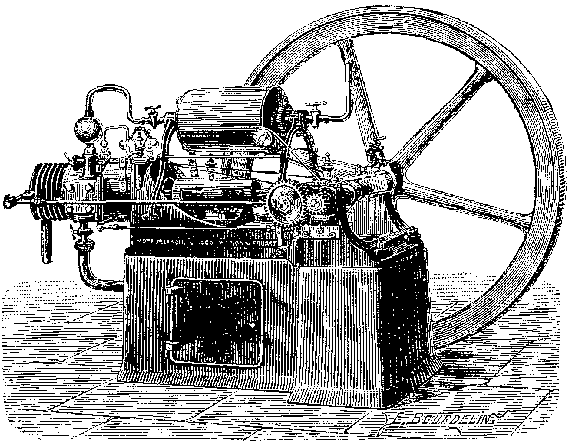 Первые тепловые машины. ДВС 1860 Этьен Ленуар. Этьен Ленуар двигатель внутреннего сгорания. Газовый двигатель Ленуара, 1860.