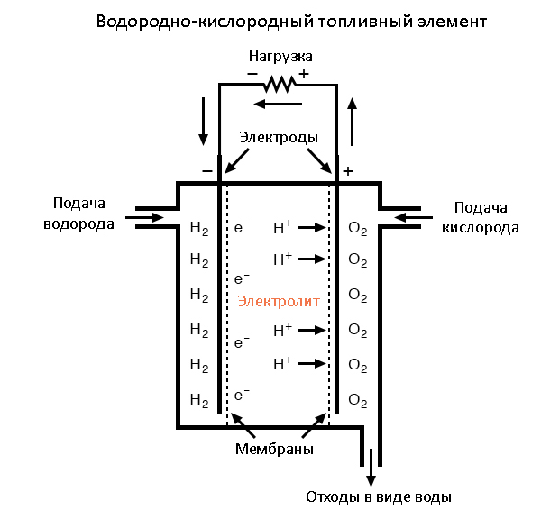 Топливный элемент. Водородно-кислородный топливный элемент. Принцип водородно кислородного топливного элемента. Топливный элемент 100квт. Схема топливного элемента.